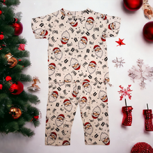 Load image into Gallery viewer, (Christmas) Santa Claus Ho Ho Ho Pajamas Set