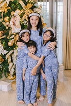 Load image into Gallery viewer, (CHRISTMAS) Light Blue Parol Snowflakes Pajamas Set