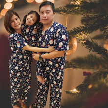 Load image into Gallery viewer, (Christmas) Santa Claus Ho Ho Ho Pajamas Set