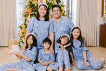 Load image into Gallery viewer, (CHRISTMAS) Light Blue Parol Snowflakes Pajamas Set