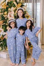 Load image into Gallery viewer, (CHRISTMAS) Light Blue Parol Snowflakes Pajamas Set