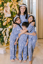 Load image into Gallery viewer, (CHRISTMAS) Light Blue Parol Snowflakes Pajamas Set
