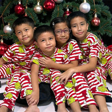 Load image into Gallery viewer, The Grinch Striped Pajama Set
