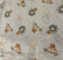Load image into Gallery viewer, Vintage Car and  Christmas Wreath Pajama Set
