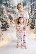 Load image into Gallery viewer, (CHRISTMAS) Peach Sweater, Warmers and Gloves Pajama Set
