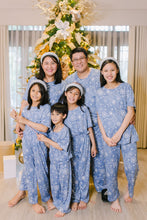 Load image into Gallery viewer, (CHRISTMAS) Light Blue Parol Snowflakes Pajamas Set
