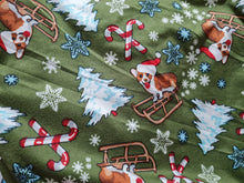 Load image into Gallery viewer, (CHRISTMAS) Corgi Sleigh Pajama Set
