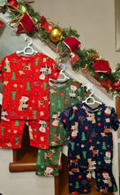 Load image into Gallery viewer, (CHRISTMAS) Santa Reading List Pajama Set
