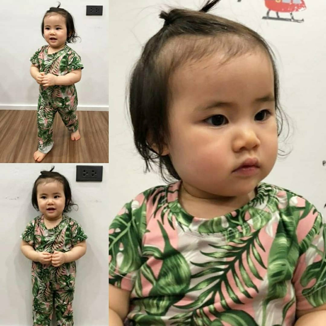 Plantita Green Leaf Pajama Set