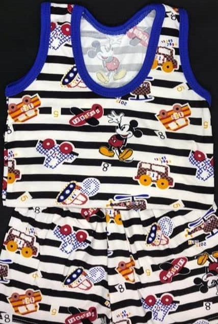 Mickey Stripes Sando Set